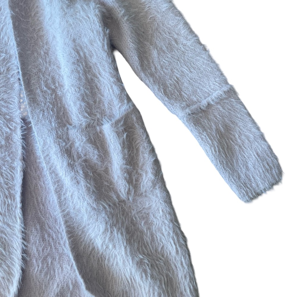POL Dusty Rose Open Front Hooded Duster Cardigan - Picture 2 of 8